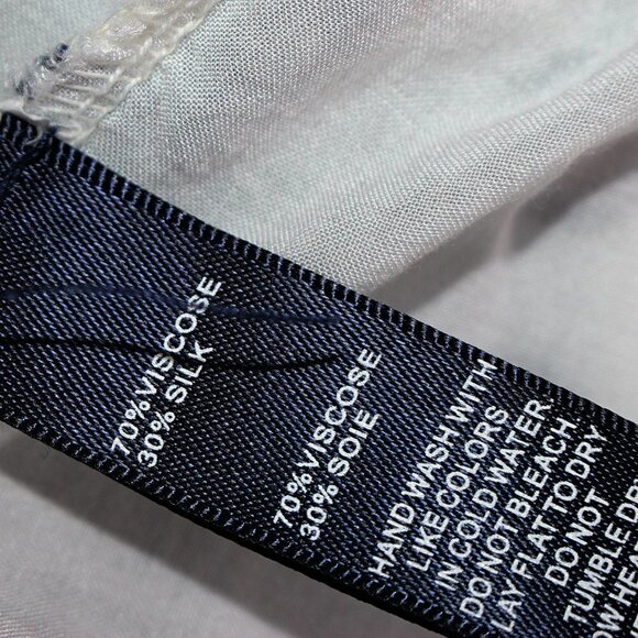 Le Marais Paris - Silk Embroidered Swim Cover or Tunic, Oversized Medium - Picture 8 of 10